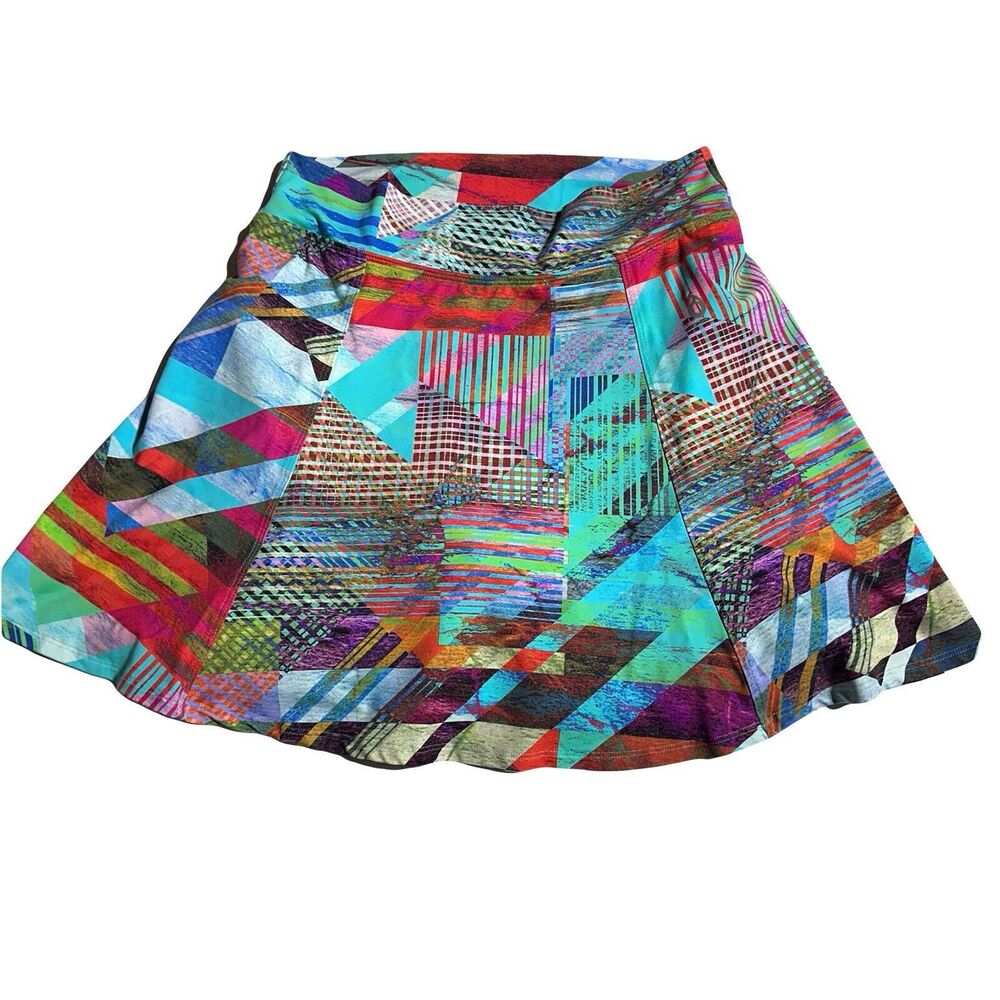 Dona Jo Skort Tennis Golf Pickleball Size 3 Women’s XL Printed A-Line